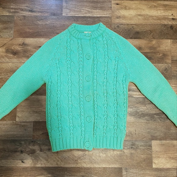 Vintage | Cable Knit Button Front Sweater Cardigan - Picture 3 of 10